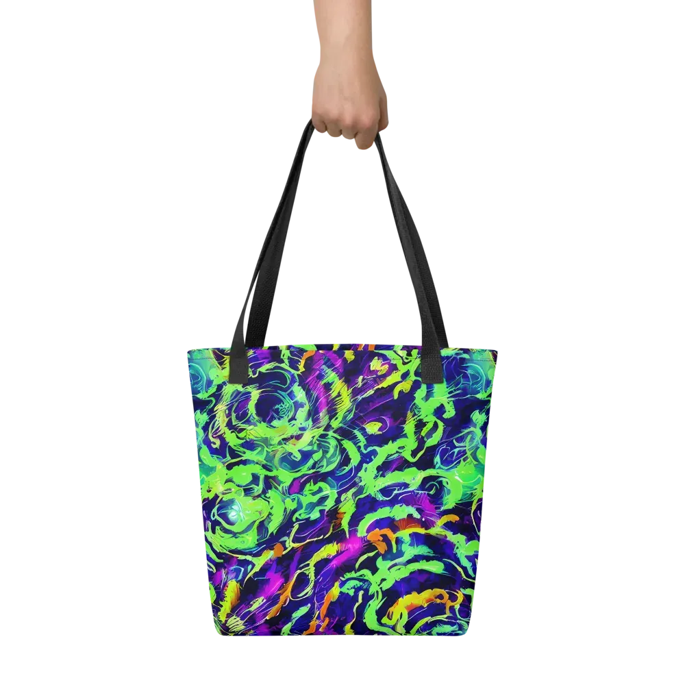 Lime After Midnight on Tote Bag — Front