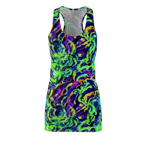 Lime After Midnight on a Racerback Dress