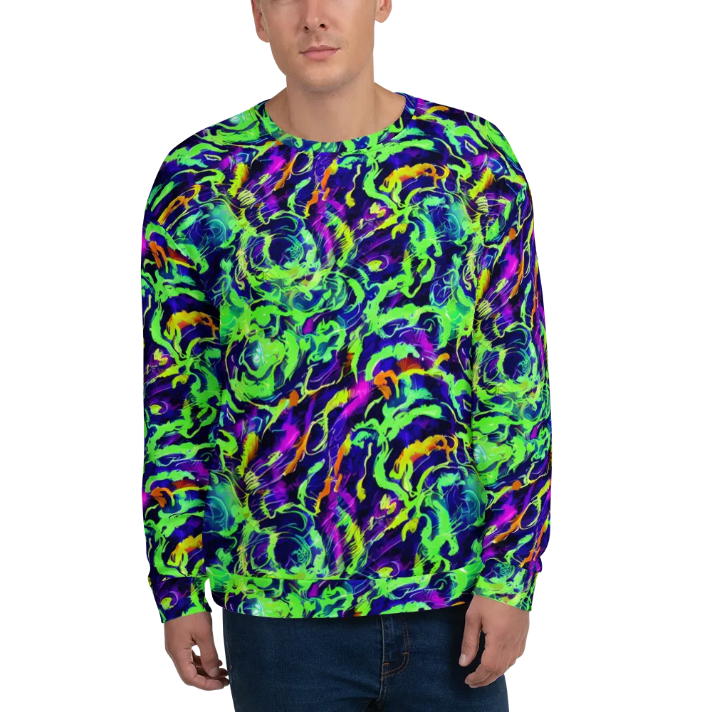 Lime After Midnight on Sweatshirt — Front