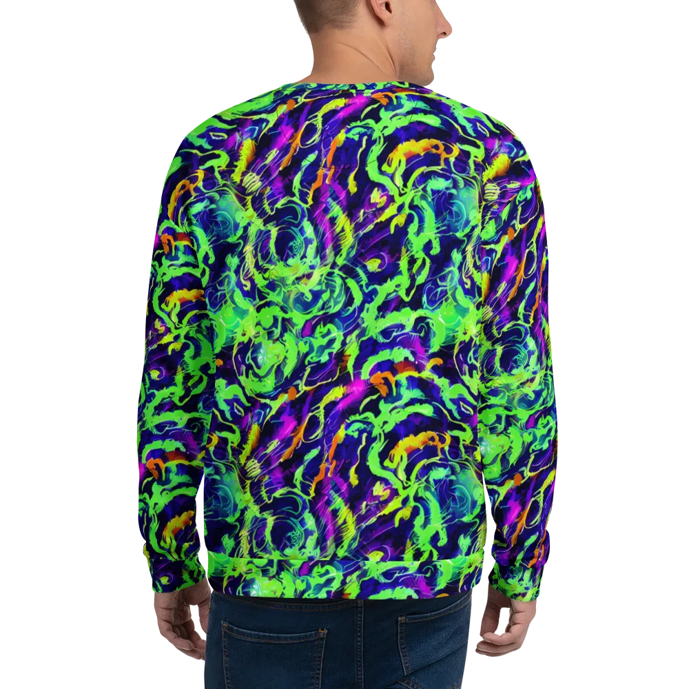 Lime After Midnight on Sweatshirt — Back