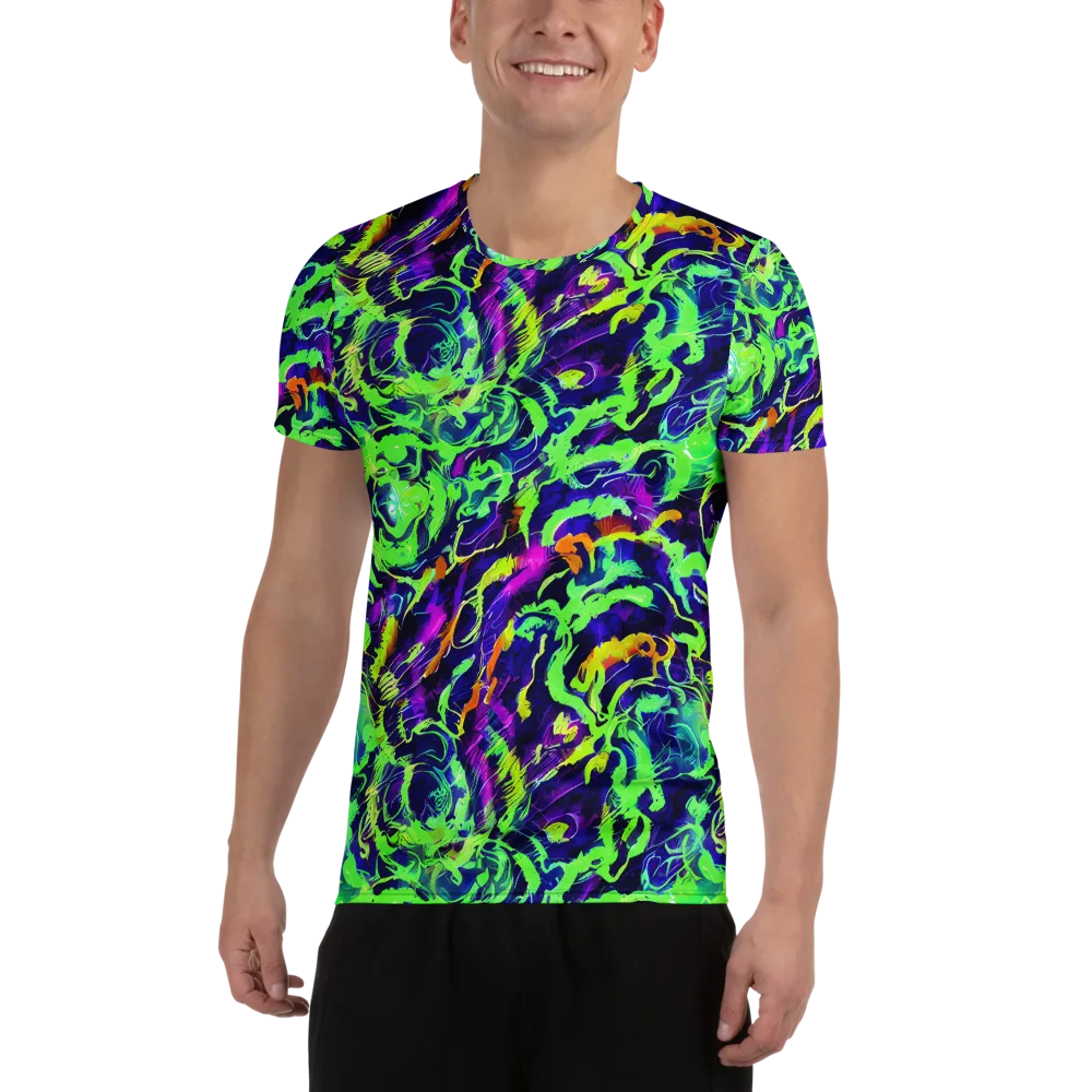 Lime After Midnight on Men's Athletic T-Shirt — Front