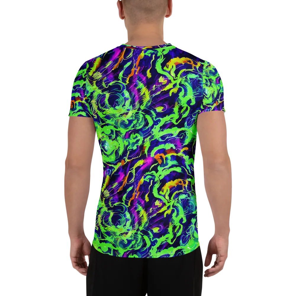 Lime After Midnight on Men's Athletic T-Shirt — Back