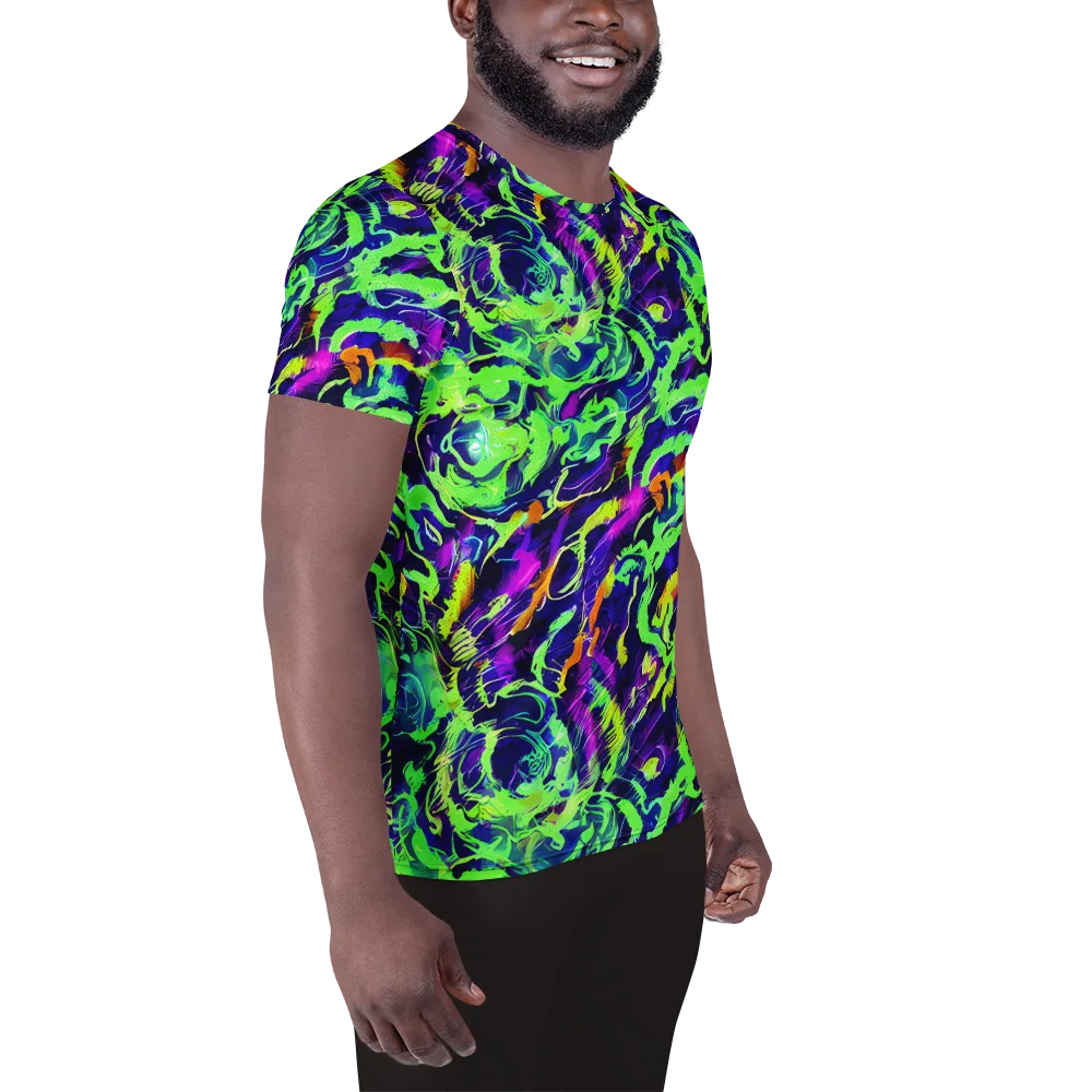 Lime After Midnight on Men's Athletic T-Shirt — Right