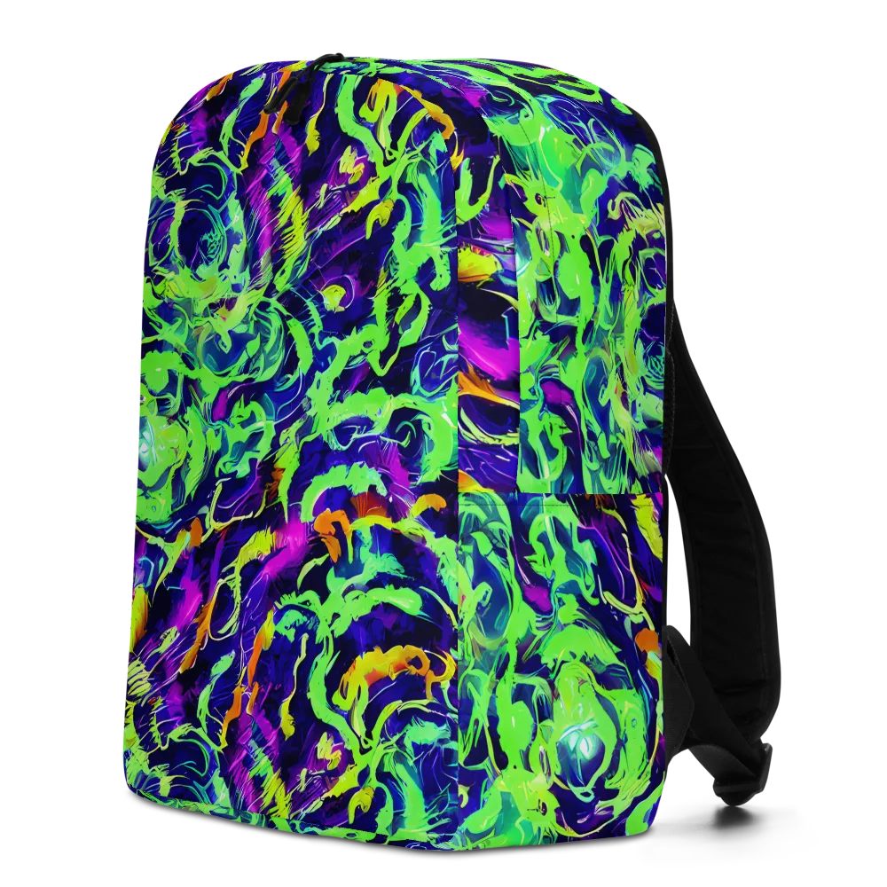 Lime After Midnight on Minimalist Backpack — Left