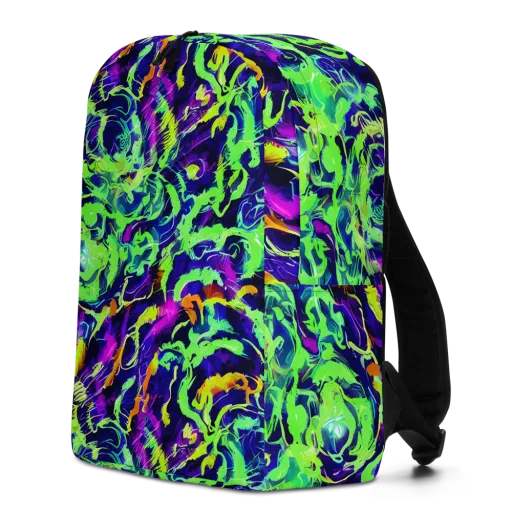 Lime After Midnight on a Minimalist Backpack