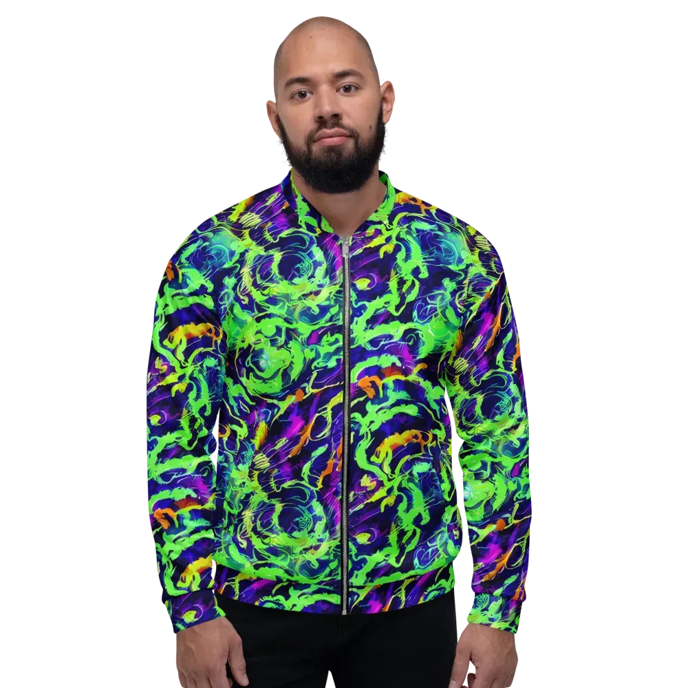 Lime After Midnight on Bomber Jacket — Front
