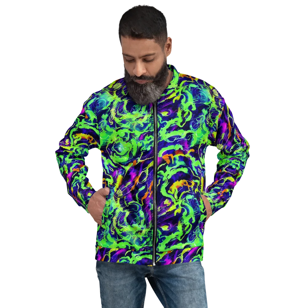 Lime After Midnight on Bomber Jacket — Front