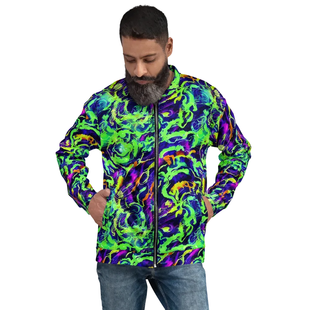 Lime After Midnight on Bomber Jacket — Front
