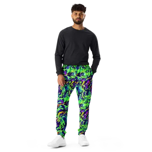 Lime After Midnight on a Men's Joggers