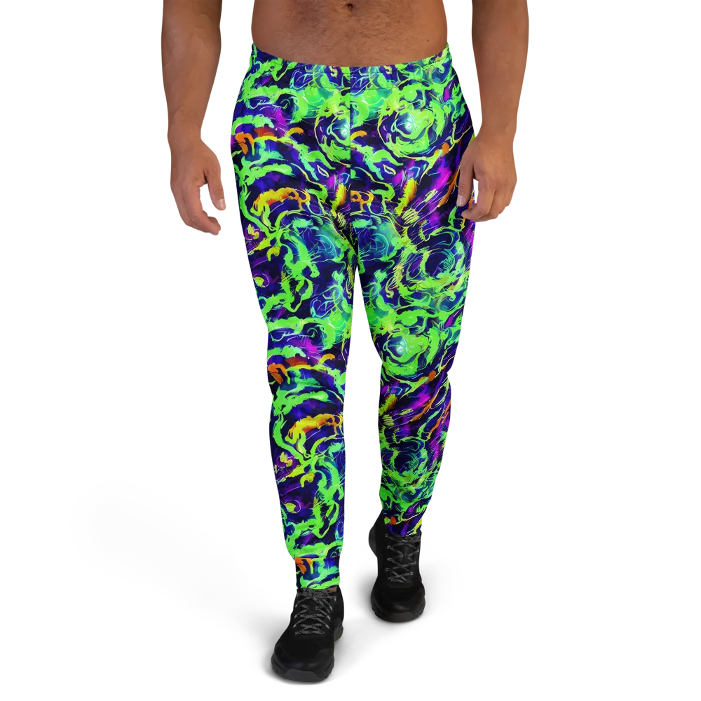 Lime After Midnight on Men's Joggers — Front