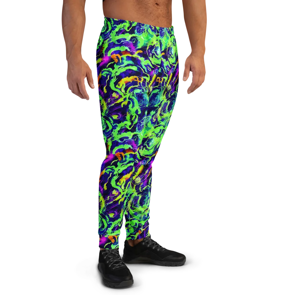 Lime After Midnight on Men's Joggers — Right