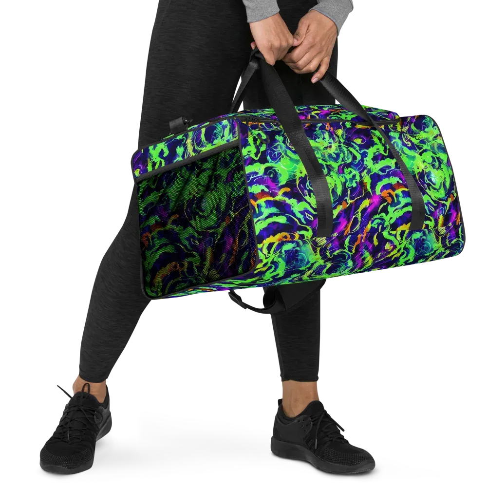Lime After Midnight on Duffle Bag — Right Front