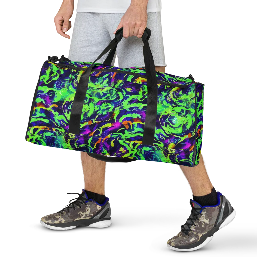 Lime After Midnight on Duffle Bag — Front