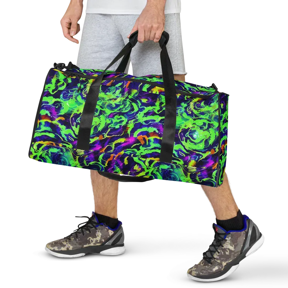Lime After Midnight on Duffle Bag — Front