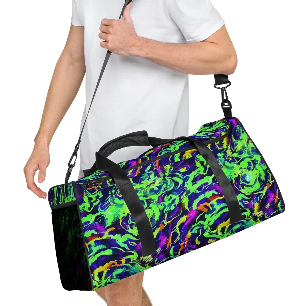 Lime After Midnight on Duffle Bag — Right Front