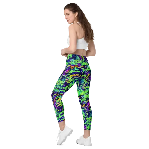 Lime After Midnight on a Leggings with Pockets