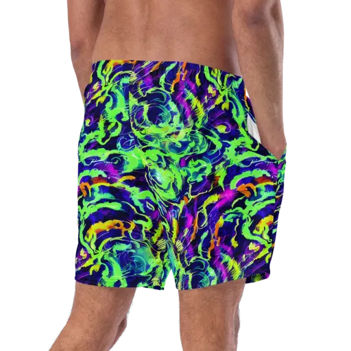 Lime After Midnight on a Swim Trunks