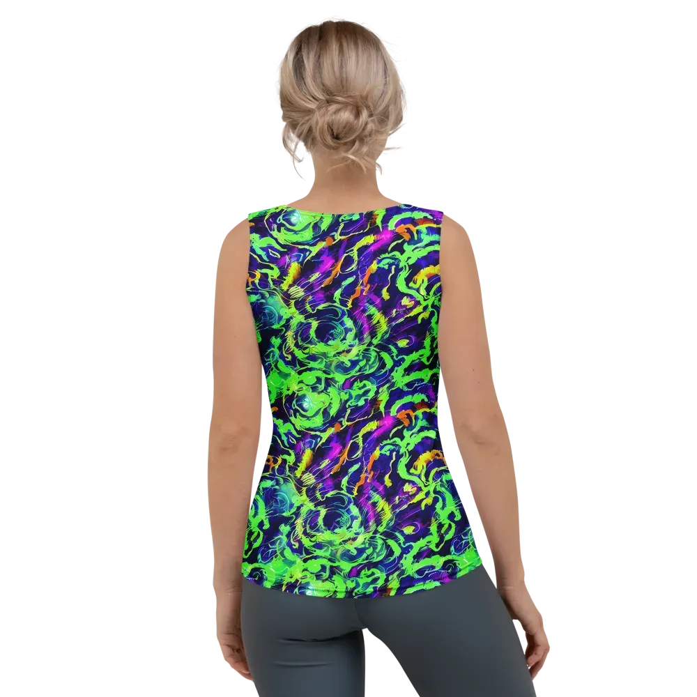Lime After Midnight on Women's Tank Top — Back