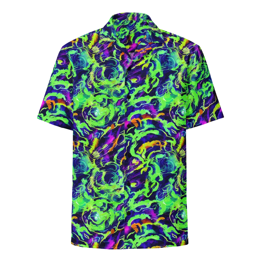 Lime After Midnight on Button Shirt — Front
