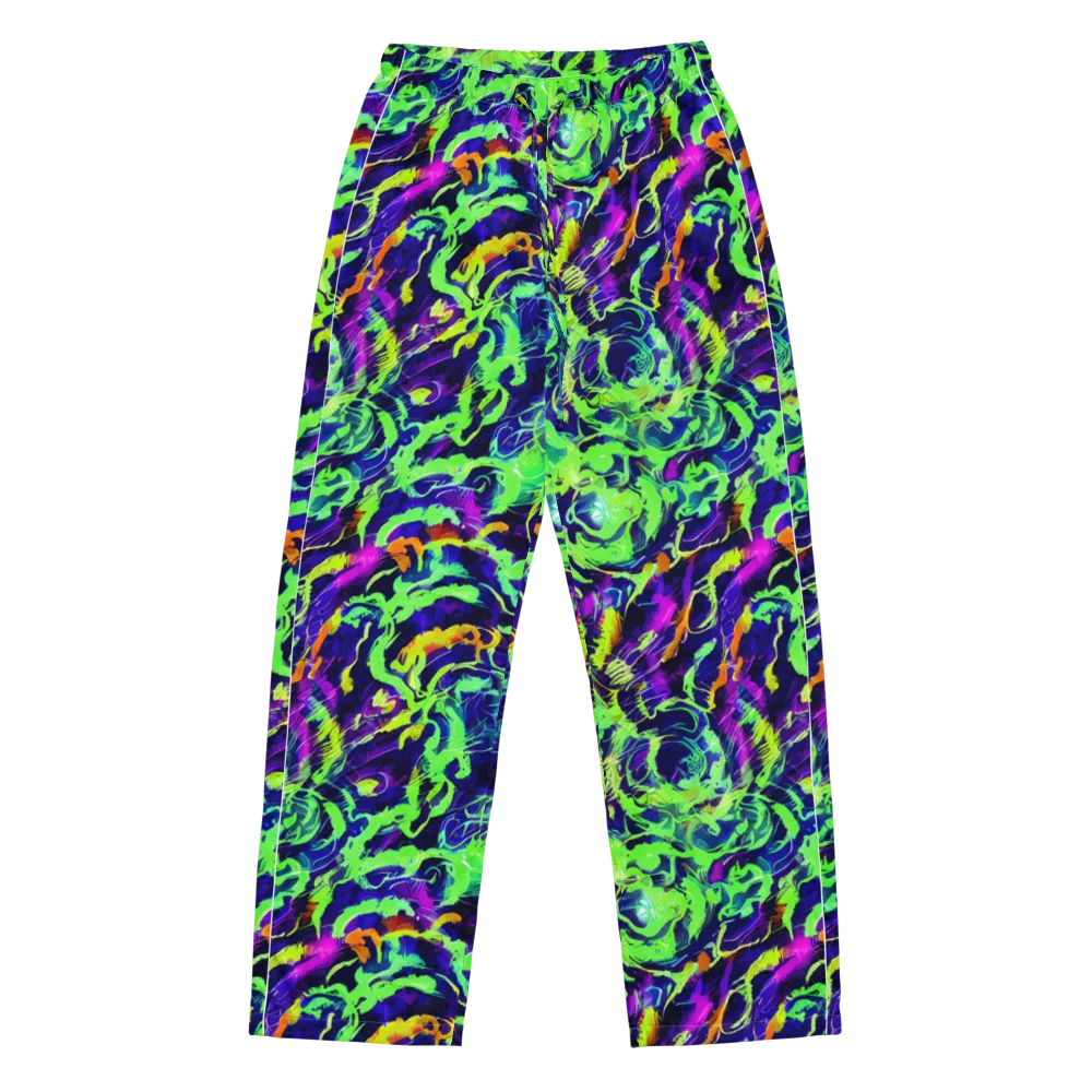 Lime After Midnight on Women's Pajama Pants — Front