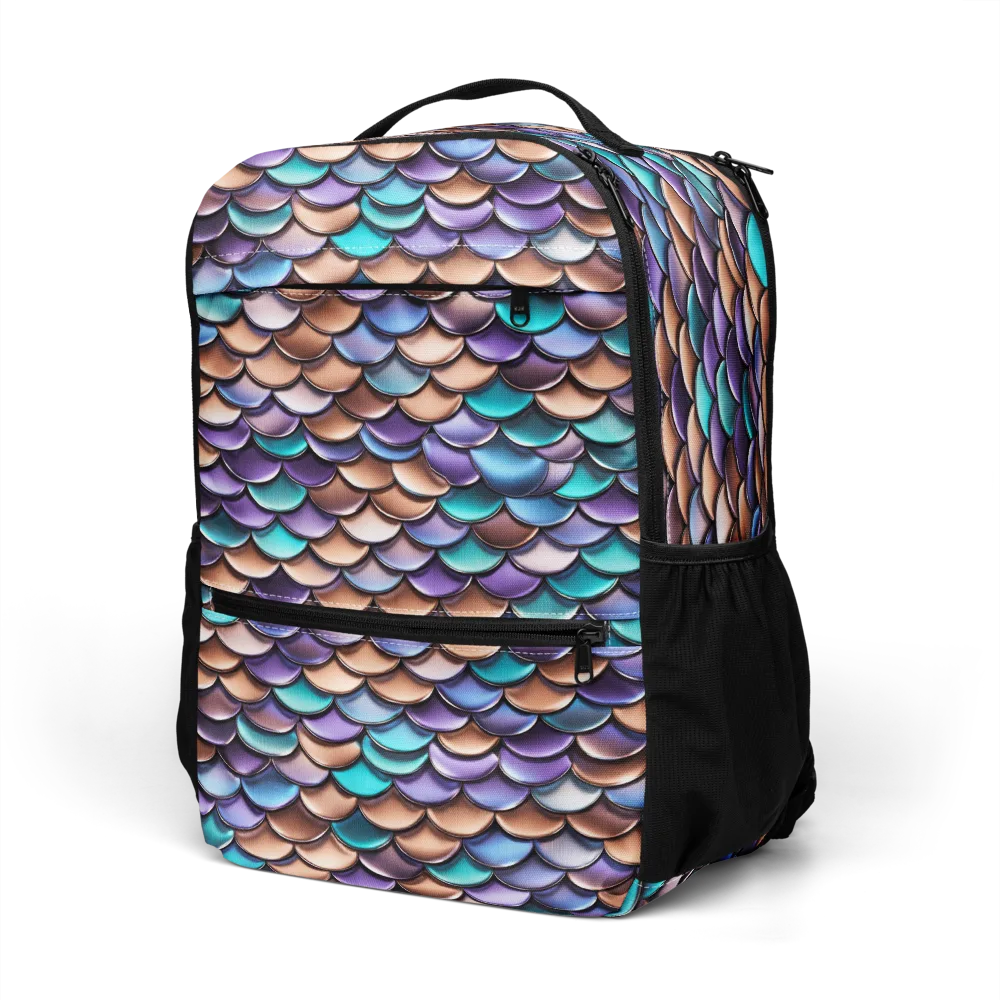 Prismatic Scales on Utility Backpack — Left Front