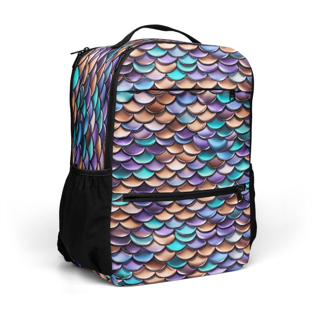 Prismatic Scales on Utility Backpack — Right Front