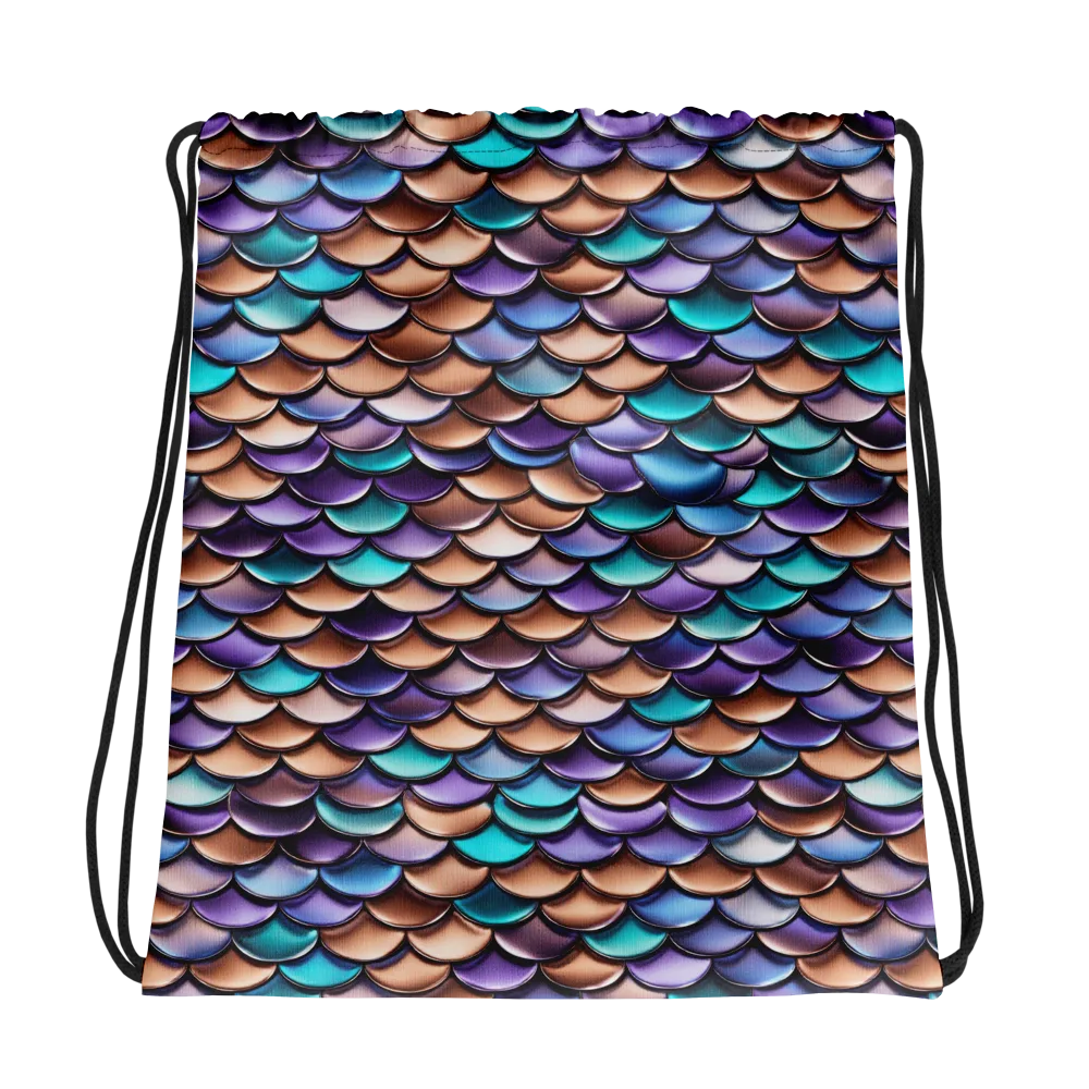 Prismatic Scales on Drawstring Bag — Photo