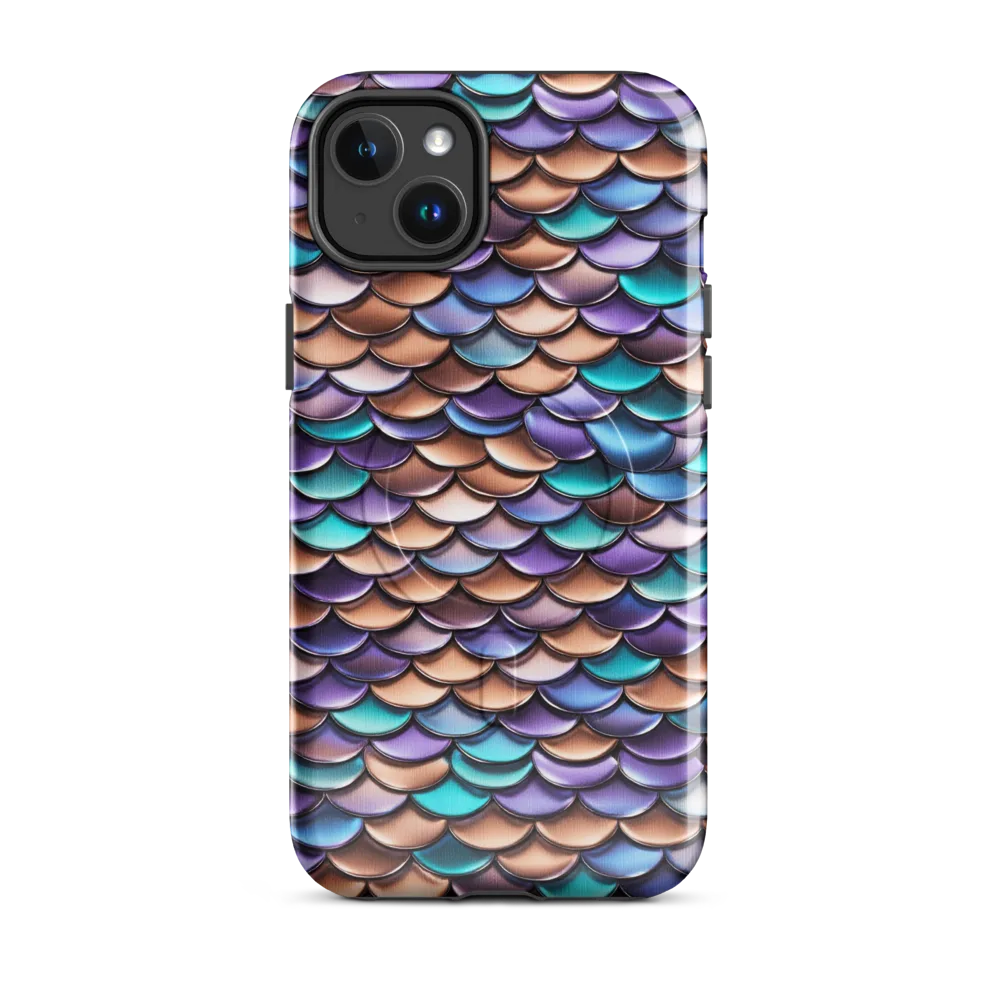Prismatic Scales on MagSafe Tough Case for iPhone® — Front