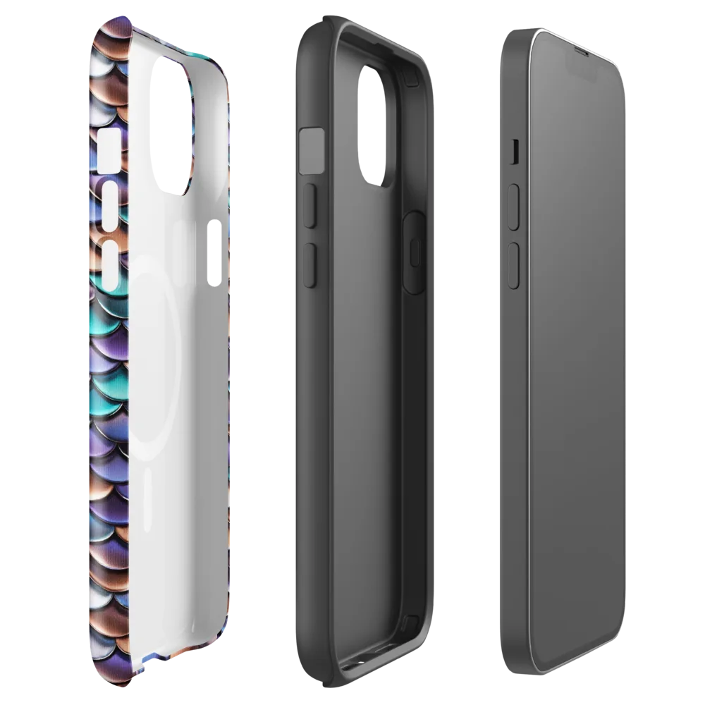 Prismatic Scales on MagSafe Tough Case for iPhone® — Front