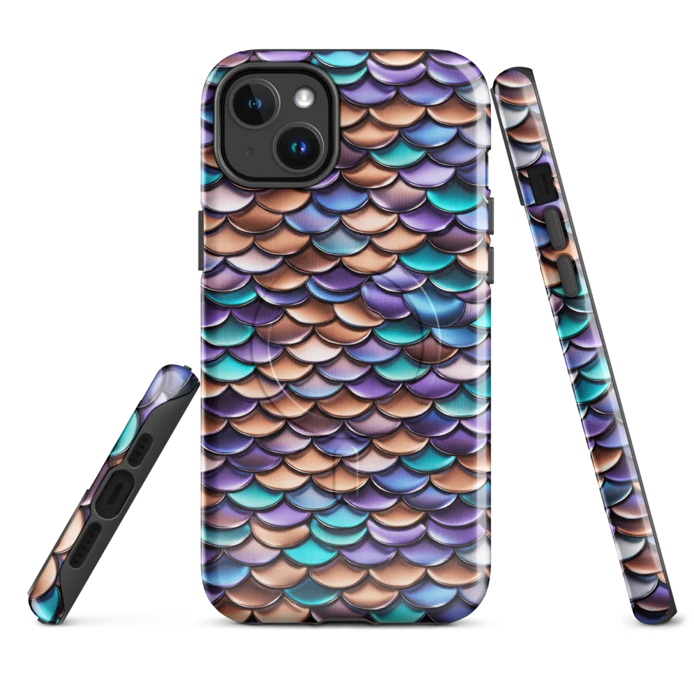 Prismatic Scales on MagSafe Tough Case for iPhone® — Front