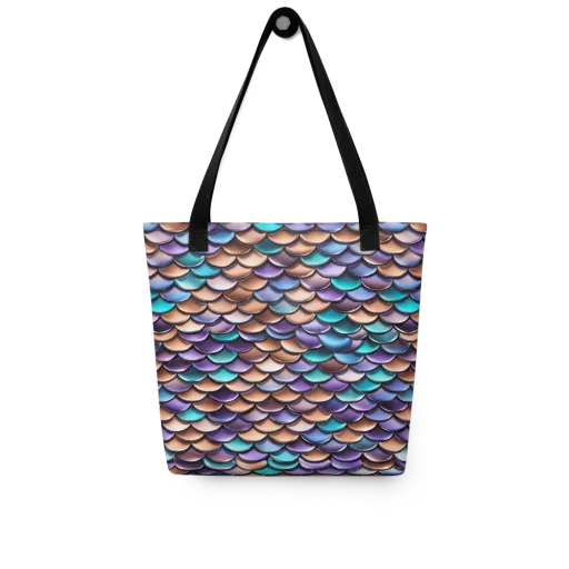 Prismatic Scales on a Tote Bag