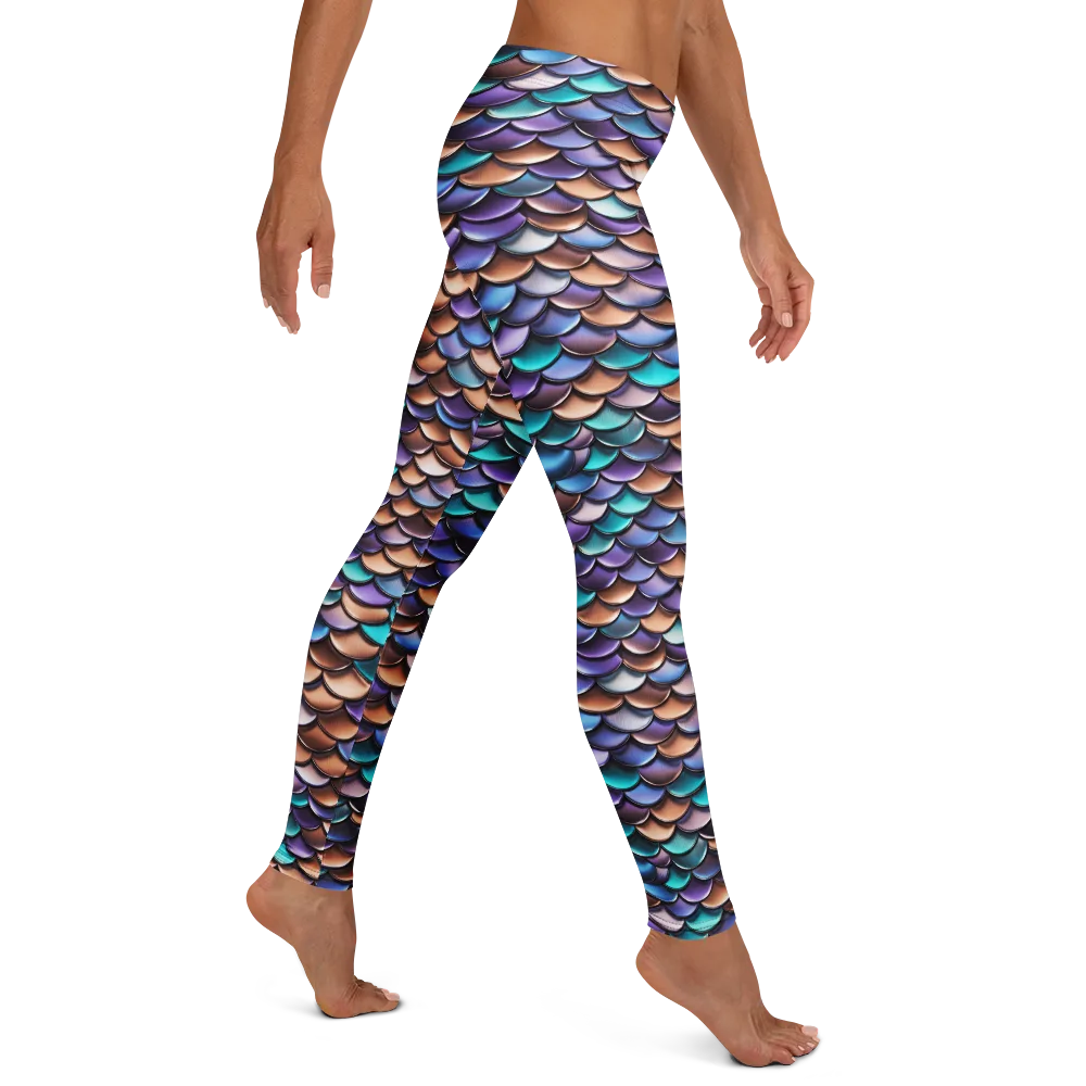 Prismatic Scales on Leggings — Right