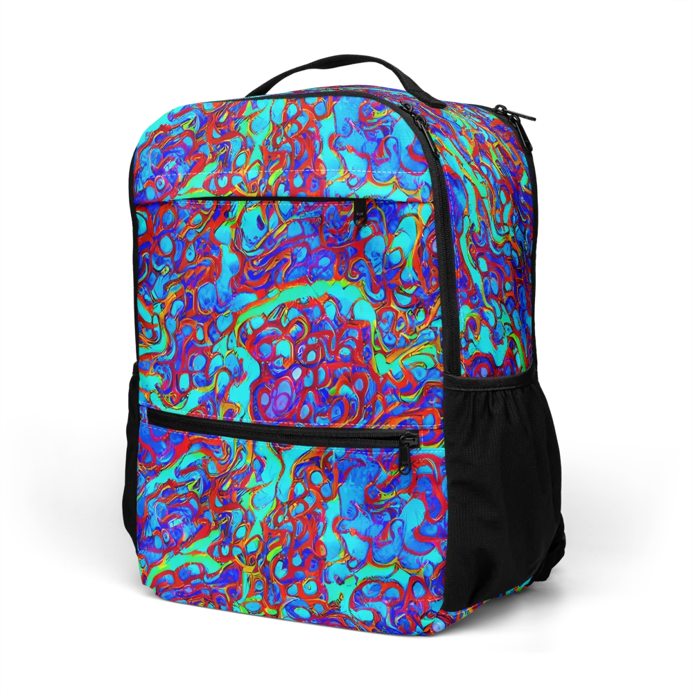 Aqua Anarchy on Utility Backpack — Left Front