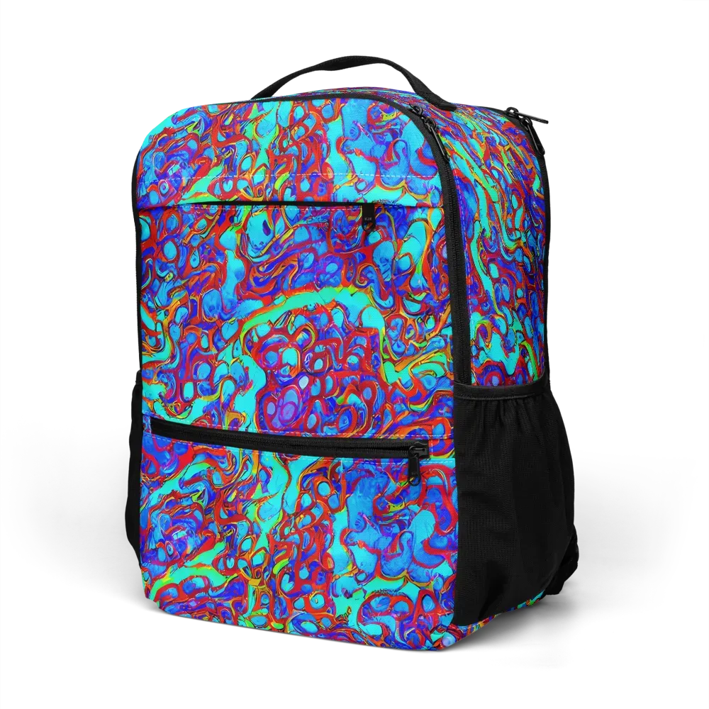 Aqua Anarchy on Utility Backpack — Left Front