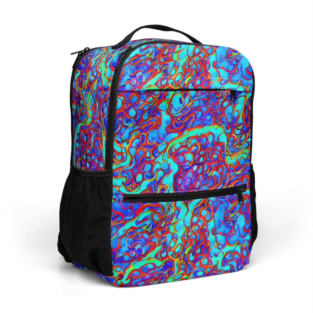 Aqua Anarchy on Utility Backpack — Right Front