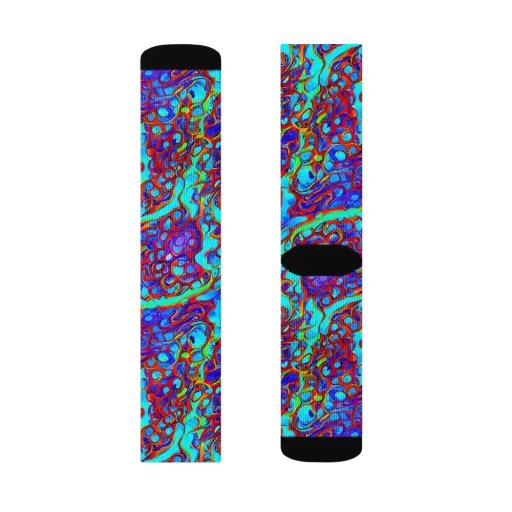 Aqua Anarchy on a Socks