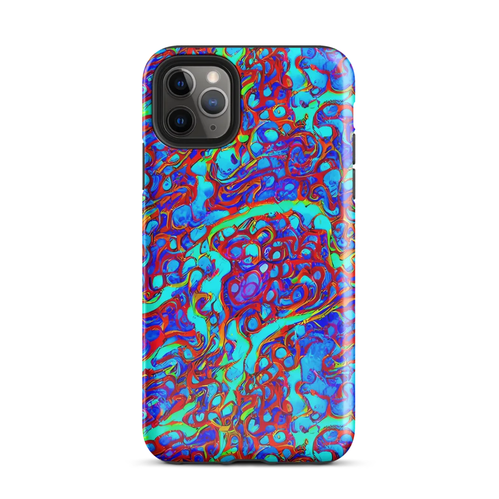 Aqua Anarchy on Tough Case for iPhone® — Front