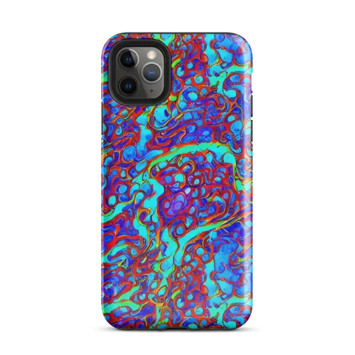 Aqua Anarchy on a Tough Case for iPhone®