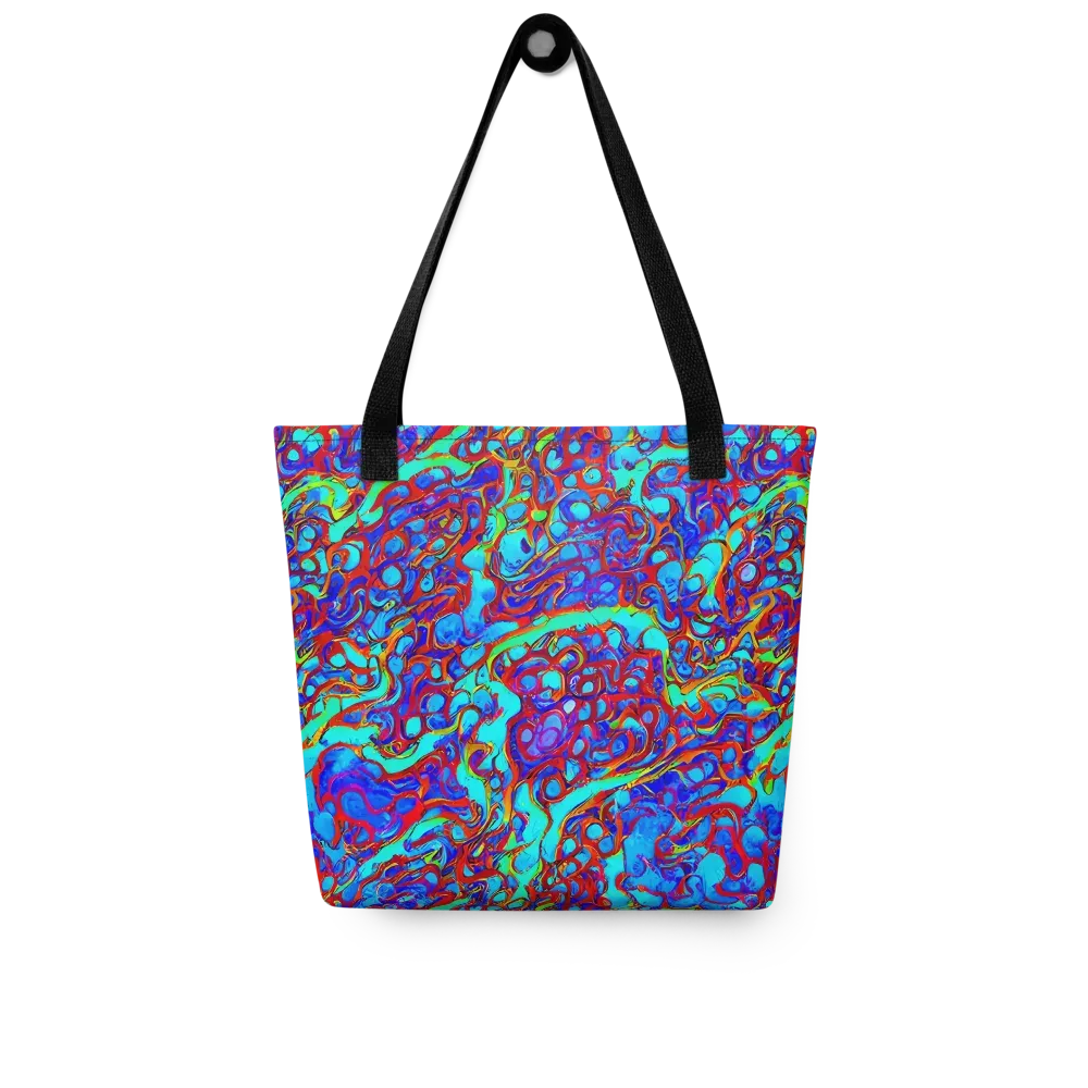 Aqua Anarchy on Tote Bag — Front
