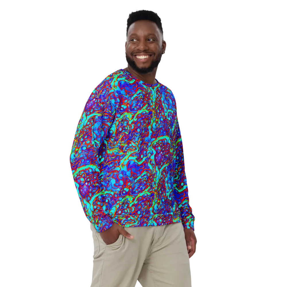 Aqua Anarchy on Sweatshirt — Front