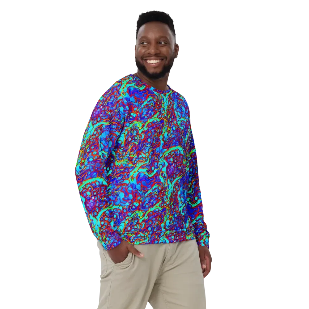 Aqua Anarchy on Sweatshirt — Front
