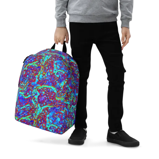 Aqua Anarchy on a Minimalist Backpack