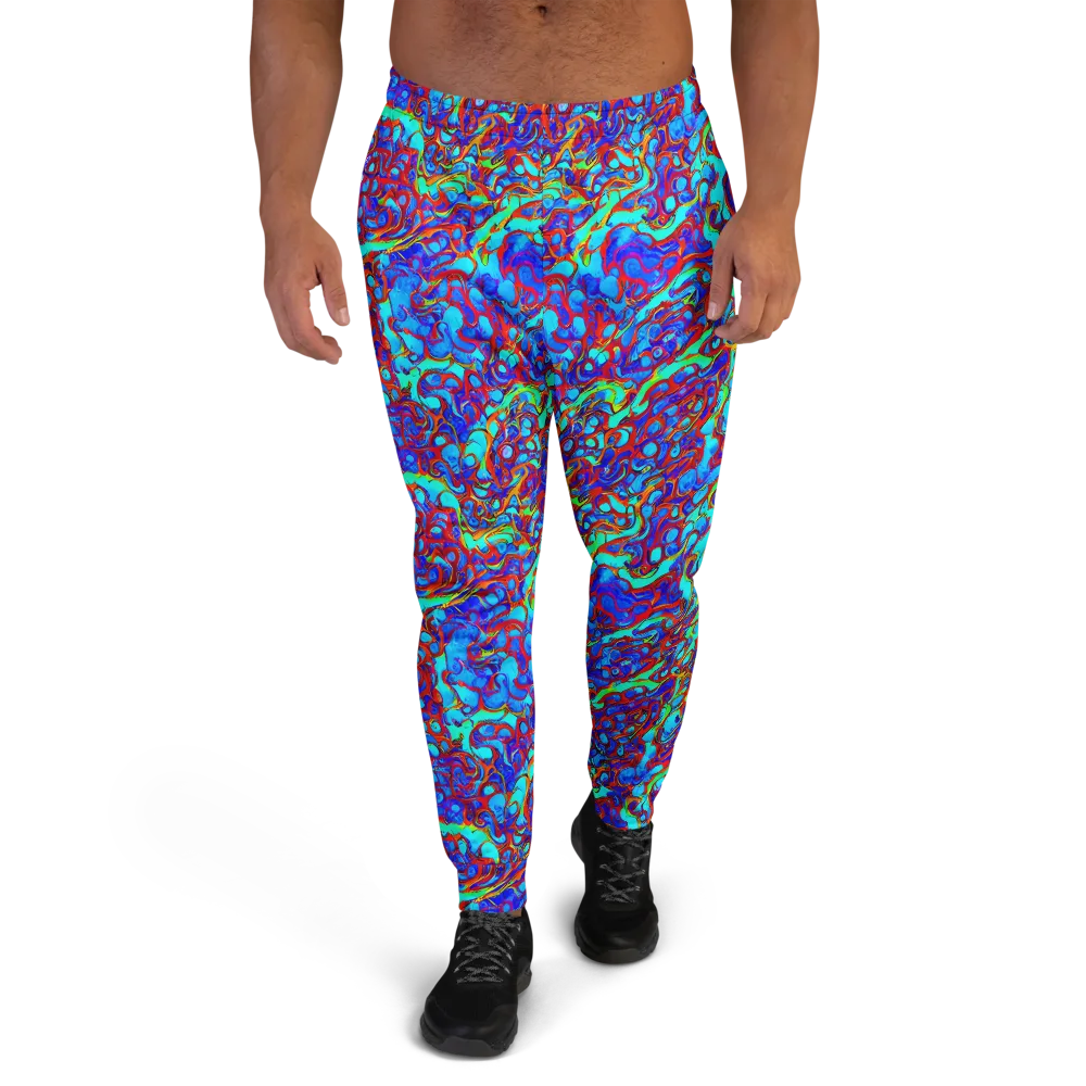 Aqua Anarchy on Men's Joggers — Front