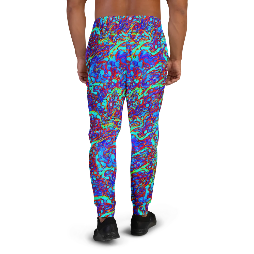 Aqua Anarchy on Men's Joggers — Back
