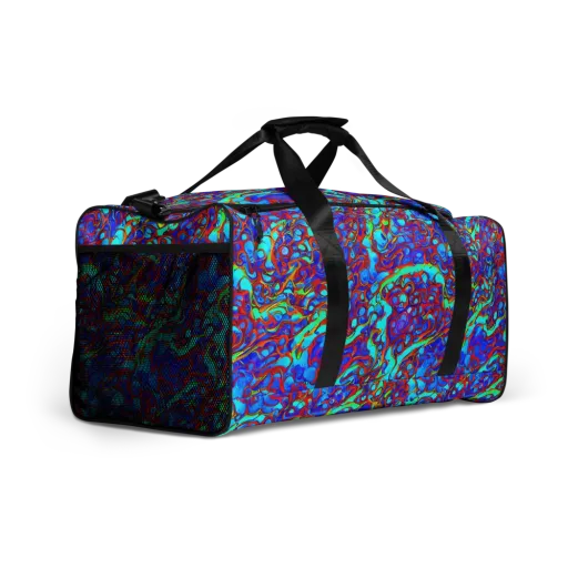 Aqua Anarchy on a Duffle Bag