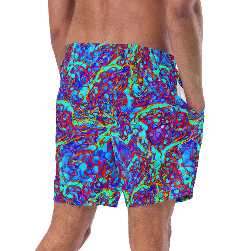 Aqua Anarchy on Swim Trunks — Right Back