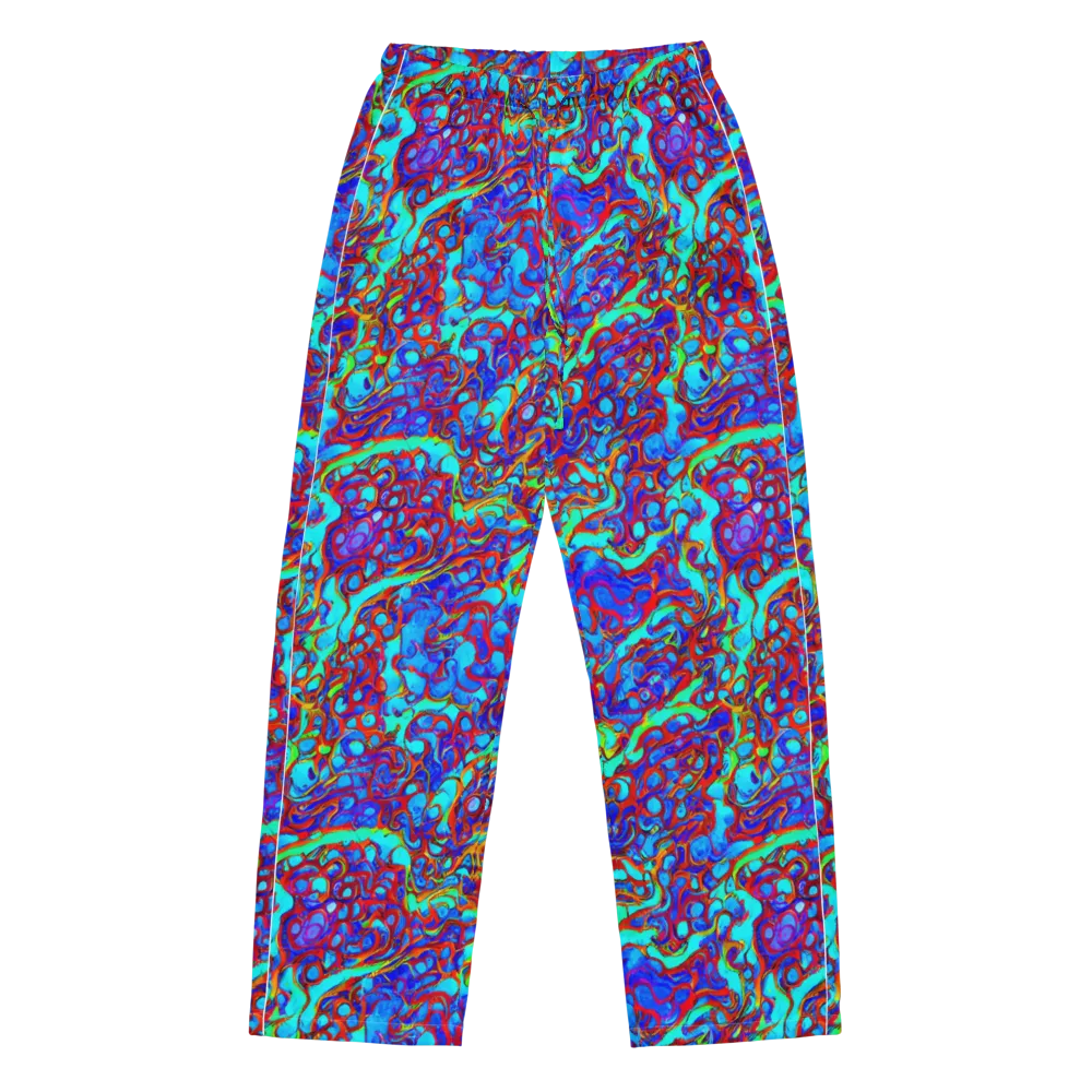 Aqua Anarchy on Women's Pajama Pants — Front