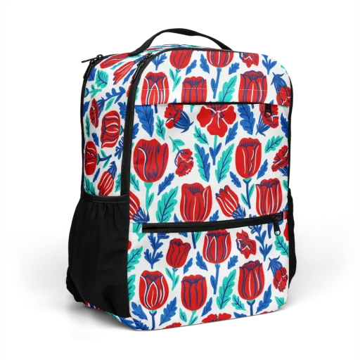 Crimson Garden on a Utility Backpack