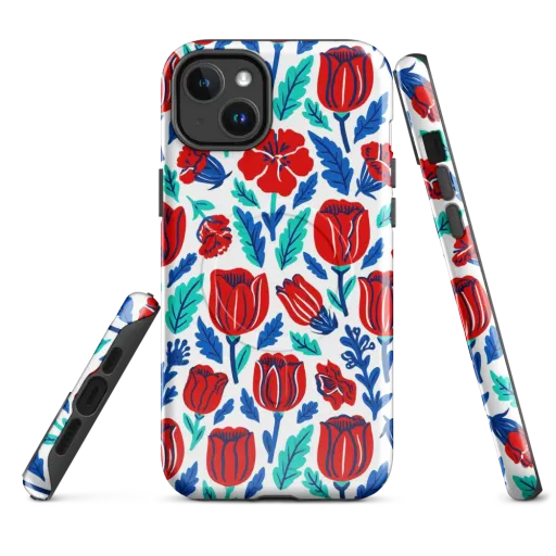 Crimson Garden on a MagSafe Tough Case for iPhone®