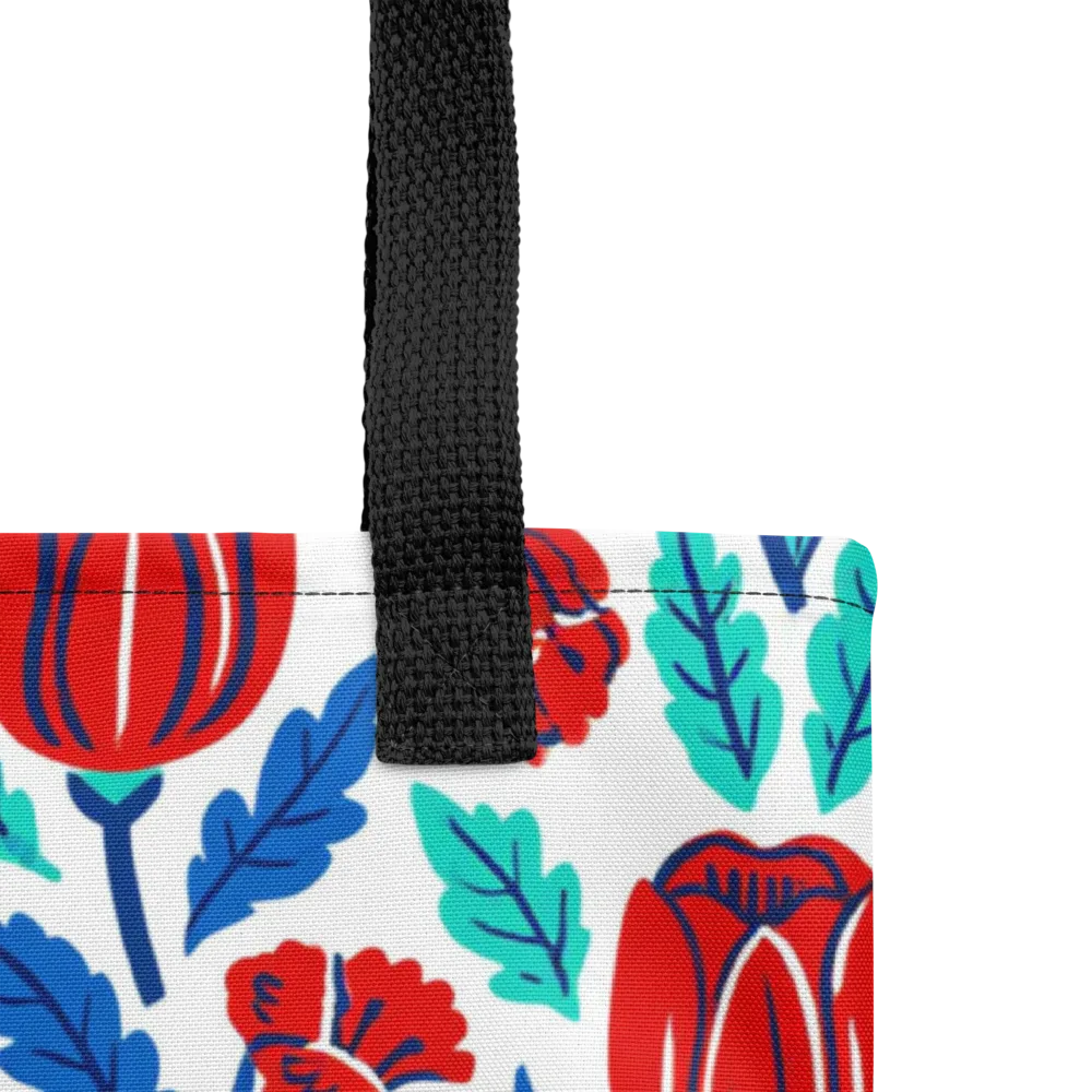 Crimson Garden on Tote Bag — Product details
